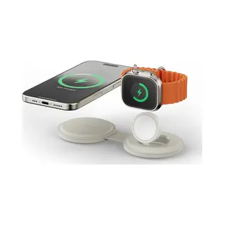 Satechi OntheGo 2-in-1 Headset, Smartphone, Smartwatch White Usb Wireless charging Fast charging Indoor