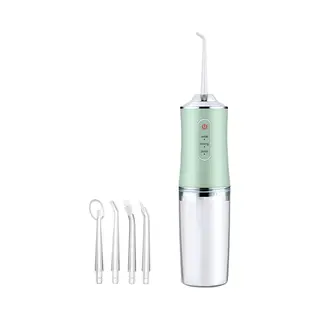 Monddouche - Water Flosser - Elektrische Waterflosser Draadloos- Draagbare Waterflosser - Tandsteen Verwijderaar - 3 Standen - 4 Opzetstukken - Lange
