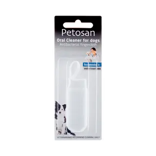 Petosan Mundreiniger Fingertuch Für Hunde Fingerzahnbürste Hund Effektiver Zahnpflege Hund