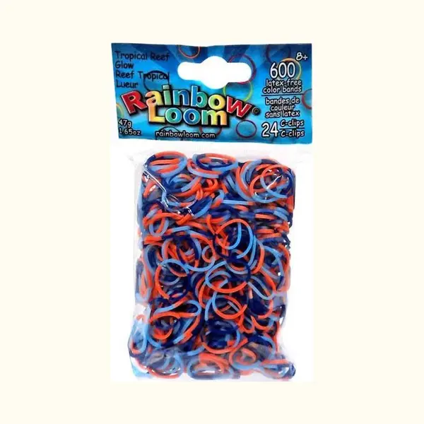 Rainbow Loom Loomelastiekjes Tropical Reef Glow thumbnail