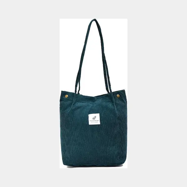 Korea Style Schoudertas – Dames Shopper Groen thumbnail