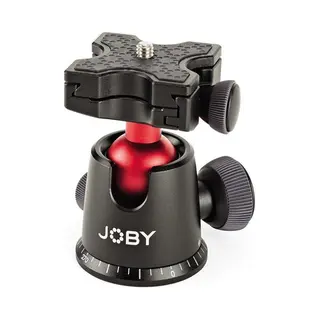 Joby BallHead 5K statiefkop Zwart, Rood Acrylonitrielbutadieenstyreen (Abs), Aluminium, Roestvrijstaal, Staal, Thermoplastische elastomeer (Tpe) 1/4" Bol (vorm)