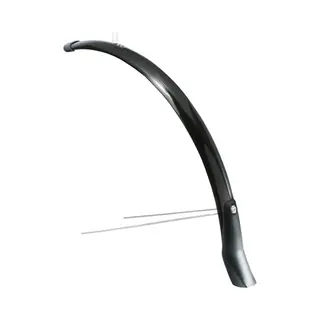 Eurofender Voorspatbord 28" - Onzichtbare Montage - 51 Mm Breed - Zwart Kunststof