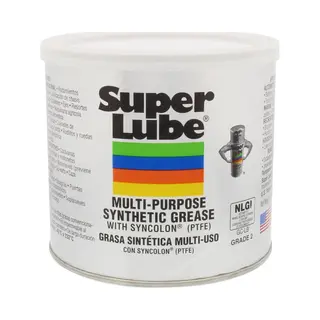 Super Lube 41160 Synthetic Grease (Nlgi 2), 14.1 Oz Canister, Translucent White By Super Lube