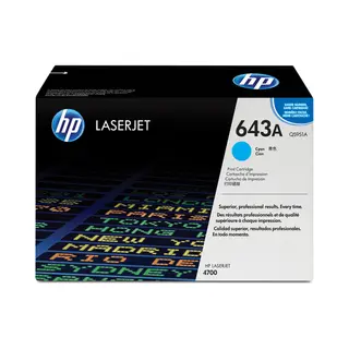 Hp 643A Cyan Original LaserJet Tonerkartusche