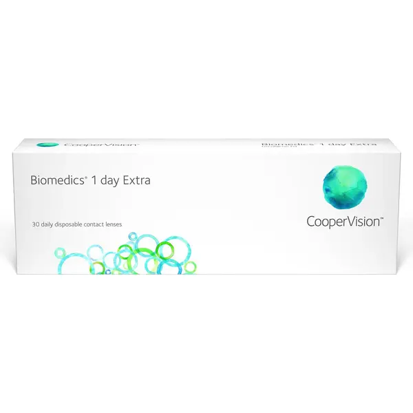 CooperVision Biomedics 1 Day Extra Sphere, Tageslinsen Weich, 30 Stück / Bc 8.60 Mm / Dia 14.20 Mm / -3.00 Dioptrien thumbnail
