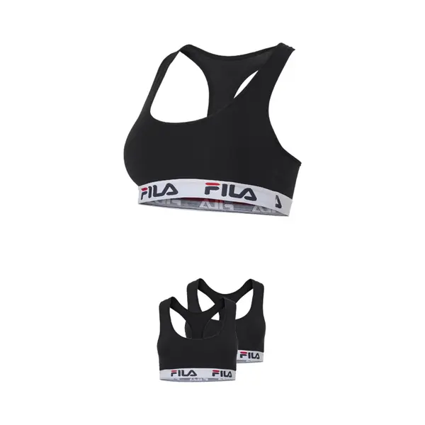 Fila Bustier "Woman Bustier" 2er Pack, Ohne Polsterung Und Ohne Bügel, Racerbackrücken thumbnail