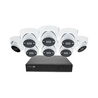 Swann AdvancedX 4K Wired Nvr Cctv 8 Dome Camera Kit 16 Channel 2TB Hdd