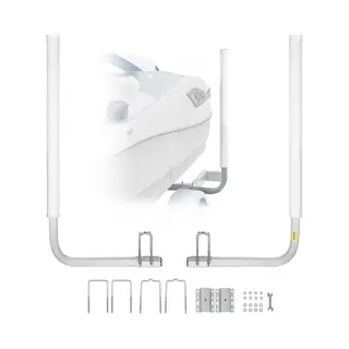 Vevor L-Form 1, 5 M Anhängerpfahl Bootsanhänger Anleitung Kurbelstütze Bootsführung, 30 Cm Einstellbare Breite Boat Trailer Guide-on, Ersatzteile