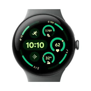 Google Pixel Watch 3 Amoled 45 mm Digitaal Touchscreen Grijs Wifi Gps