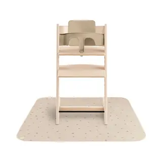 Mushie Splat Mat For Under Highchair | Waterproof High Chair Splash Mat | 108x108 Cm | Lightweight, Durable & Bpa-Free Messy Mat | Ideal As Food