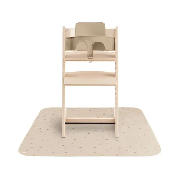 Mushie Spritzmatte Bodenschutzmatte Für Baby | Wasserdichte & Maschinenwaschbare Matte Für Hochstuhl | 108x108 Cm | Leicht, Langlebig & Bpa-frei thumbnail