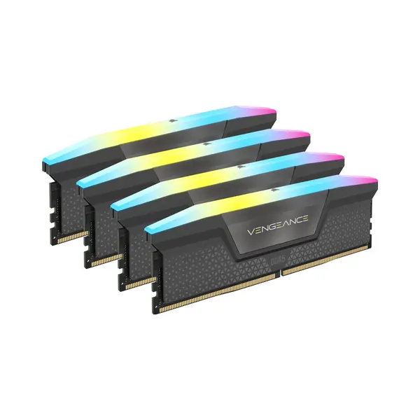 Corsair Vengeance Rgb DDR5 5600MT/s 16GB - Grey (5600 MHz, DDR5-Ram, Dimm), Ram, Grau thumbnail