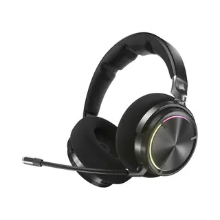 Corsair Virtuoso Max Headset Draadloos Hoofdband Gamen Bluetooth Zwart, Koolstof