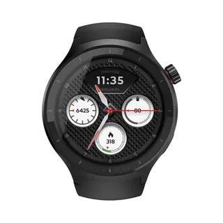 Motorola Moto Watch 3,63 cm (1.43") Oled 47 mm Digital Touchscreen Schwarz Gps