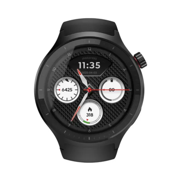 Motorola Moto Watch 3,63 cm (1.43") Oled 47 mm Digital Touchscreen Schwarz Gps thumbnail