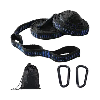 Hangmat Riemen, Boomschommel Riemen, Hangmat Accessoires Voor Kamperen, Schommel Of Hangstoel, 2 M Riemlengte, Geleverd Met 2 Karabijnhaken En