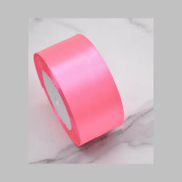 Satijnen Lint, 40 Mm X 22.8 M, Cadeaulint, Cadeauverpakking, Handgemaakt, Decoratie, Geschikt Voor Bruiloft, Doe-het-zelf, Rozenlint, Taart, Bloemen, thumbnail