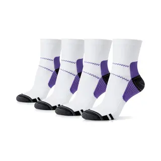 Arch Support Compressiekousen - 2 Paar - Lage Ondersteunende Stretchsokken - Plantaire Fasciitis Sokken - Ademende Sokken Voor Buitensporten - Unisex