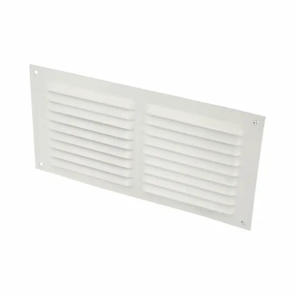 Amig Ventilatierooster/muurrooster Met Gaas - 100 X 200mm - Aluminium - Wit - Schoepenrooster - Tegen Muggen En Insecten thumbnail