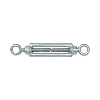 Amig Spanschroeven/draadspanner Met Oog/oog - 1x - 12.5cm - Verzinkt Staal - 300kg - M10 Schroefdraad