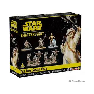 Asmodee Atomic Mass Games, Star Wars, Shatterpoint – Yub Nub, Squad-Erweiterung, Tabletop, 2 Spieler, Ab 14+ Jahren, 90-120 Minuten, Deutsch, Mehrsprachig