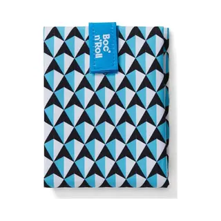 Roll'eat Boc’n’Roll Tiles Blue Lunch bag Thermoplastic polyurethane (Tpu), Polyester Blue, White