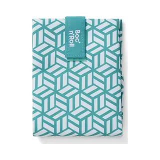Roll'eat Boc’n’Roll Tiles Green Lunch bag Thermoplastic polyurethane (Tpu), Polyester Green, White