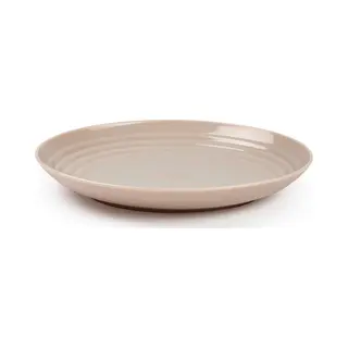 Plasticforte Rond Bord/camping Bord - D25 Cm - Beige - Kunststof