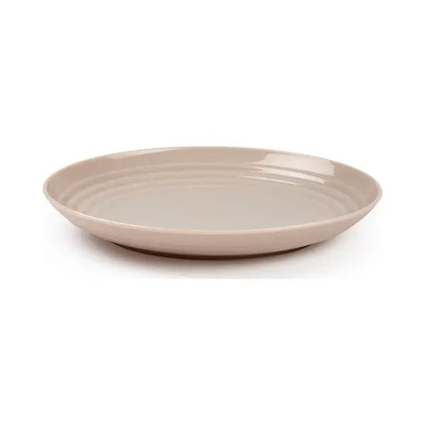 Plasticforte Rond Bord/camping Bord - D25 Cm - Beige - Kunststof thumbnail