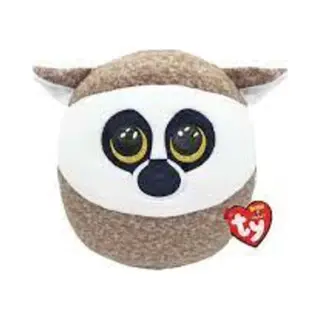 Ty Linus Lemur Squish A Boos 10" | Beanie Baby Soft Plush Toy | Collectible Cuddly Stuffed Teddy