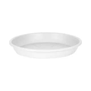 Juypal Hogar Juypal Plantenschotel - Wit - Kunststof - Dia 30, 5 Cm - Onderschotel/opvangschaal