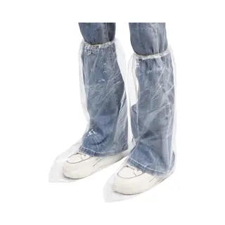 10 Stuks (5 Paar) - Regenlaarzen En Overschoenen - Verdikte 19, 5 Inch Doorzichtige Laarzen En Overschoenen - Waterdicht En Antislip