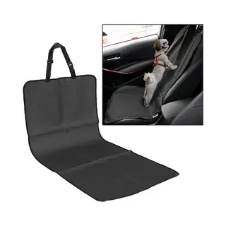 1-Pack - Hondenautostoelhoes - Modderbestendige Huisdierstoelhoes - Autostylingverzorging - Waterdicht - Huisdierachterbankbeschermer (zwart)