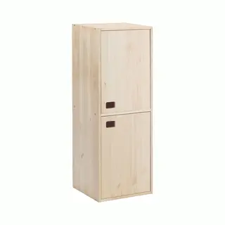 Astigarraga Houten Wandkast Met Deuren - Houten Kast Van Pefc Grenen - 105x37cm