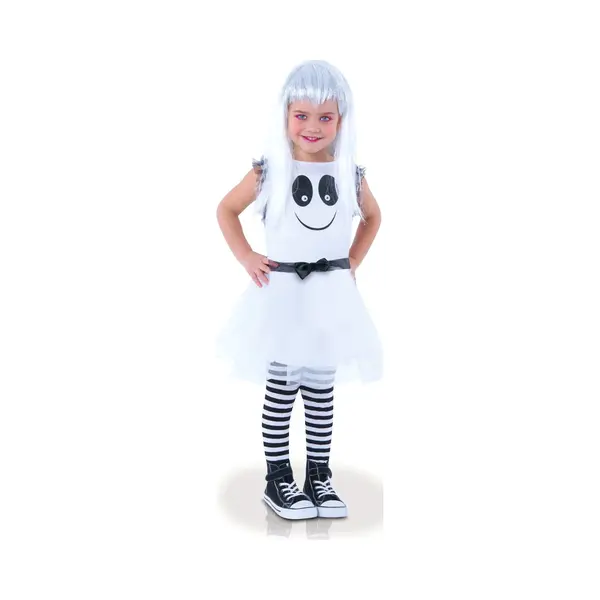 Rubies France - Spook Kostuum Met Bewegende Ogen Voor Meisjes - 128/140 (8-10 Jaar) thumbnail