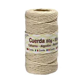 Concord Touw - 55 Meter - Canvas - Huishoud - Hobby - Bolletje Touw - Klussen/Tuin/Huis