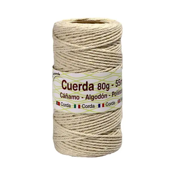 Concord Touw - 55 Meter - Canvas - Huishoud - Hobby - Bolletje Touw - Klussen/Tuin/Huis thumbnail