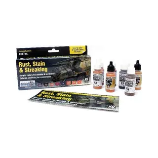 Vallejo 70.183 acrielverf 17 ml Bruin, Oranje Fles