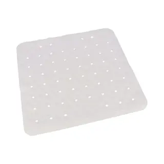 Gerimport Badmat - Anti-slip - Wit - Douchemat - 54 X 54 Cm - Vierkant
