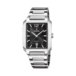 Festina Mens Stainless Steel Watch With Steel Bracelet F20677/4