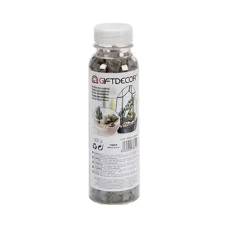 Giftdecor Decoratie Steentjes/kiezeltjes Zwart 500 Gram - Aquarium Bodembedekking