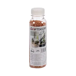 Giftdecor Decoratie Steentjes/kiezeltjes Chocolade Bruin 500 Gram - Aquarium Bodembedekking