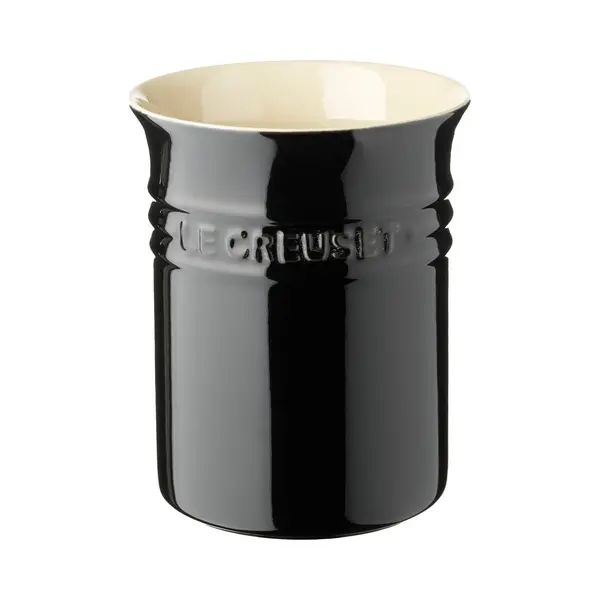 Le Creuset Topf Für Kochkellen Aus Steinzeug, 1, 1 Liter, Schwarz Glänzend, 71501111400001 thumbnail