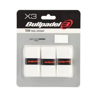 Griffband Bullpadel GB1603 Dünn Weiß (Packung X3)