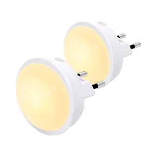Aigostar Nachtlampje Voor Kinderen Met Lichtsensor, 2 Stuks, Led-nachtlampje, Nachtlampje Voor Slaapkamer, Keuken, Hal, Trap, Woonkamer, 0, 3 W,