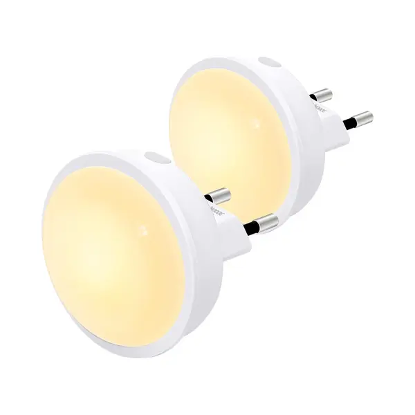 Aigostar Nachtlampje Voor Kinderen Met Lichtsensor, 2 Stuks, Led-nachtlampje, Nachtlampje Voor Slaapkamer, Keuken, Hal, Trap, Woonkamer, 0, 3 W, thumbnail