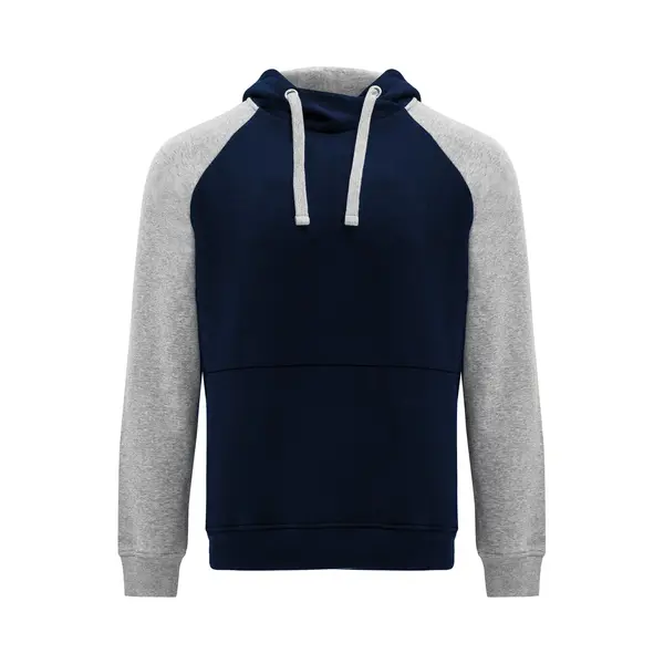 Roly Badet Hooded Sweatshirt RY1058 - Navy Blue 55/Heather Grey 58 - L thumbnail