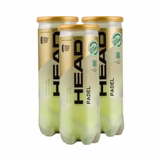 Head Padel Pro S - Padelballen - Padel - 3 Blikken - 9 Ballen