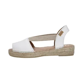 Toni Pons Damen Espadrille Aus Leder - Etna - Weiß, 36 Eu